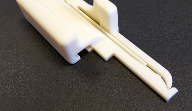 3D gedruckte Pinzette mit Drahtfuehrung Drahturchmesser 0,1mm